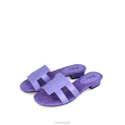 Menbur mujer sopra 204L3156 zapato casual elegante Violeta