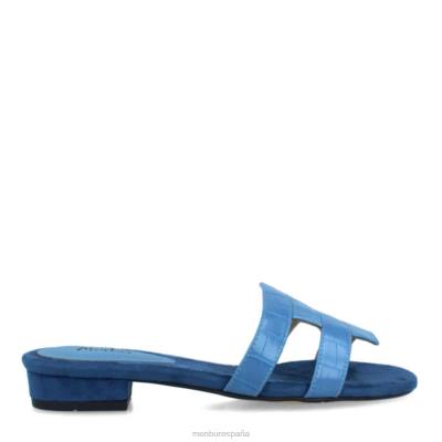 Menbur mujer sopra 204L3157 zapato casual elegante azul claro