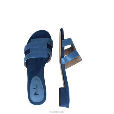 Menbur mujer sopra 204L3157 zapato casual elegante azul claro