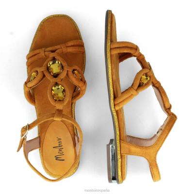 Menbur mujer tabi 204L283 zapato casual elegante amarillo