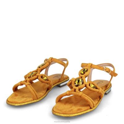 Menbur mujer tabi 204L283 zapato casual elegante amarillo