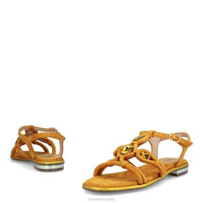 Menbur mujer tabi 204L283 zapato casual elegante amarillo