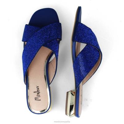 Menbur mujer tabina 204L3588 zapato casual elegante azul medio