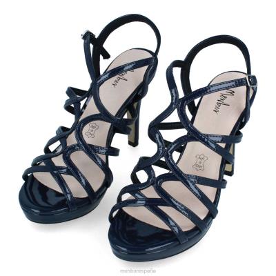 Menbur mujer tarsia 204L319 zapato casual elegante azul oscuro