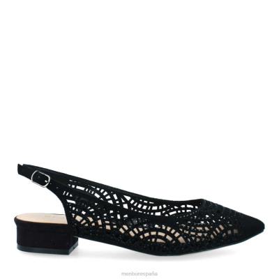 Menbur mujer tiberina 204L334 zapato casual elegante negro