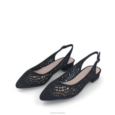 Menbur mujer tiberina 204L334 zapato casual elegante negro