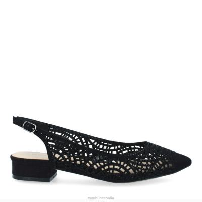 Menbur mujer tiberina 204L334 zapato casual elegante negro