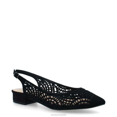 Menbur mujer tiberina 204L334 zapato casual elegante negro