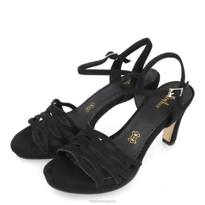 Menbur mujer trento 204L3312 zapato casual elegante negro