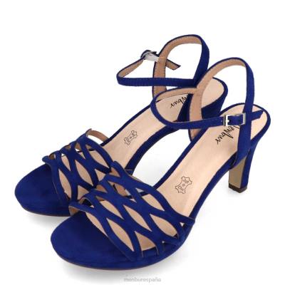 Menbur mujer trento 204L3313 zapato casual elegante azul medio