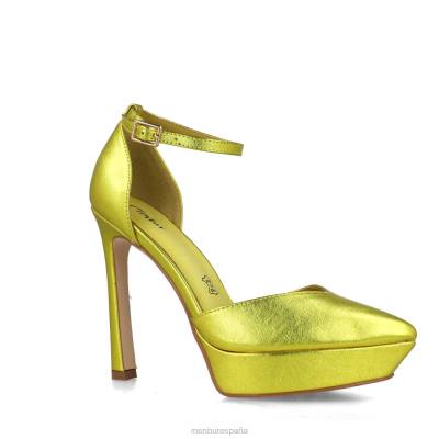 Menbur mujer triangulo 204L2998 zapato casual elegante amarillo