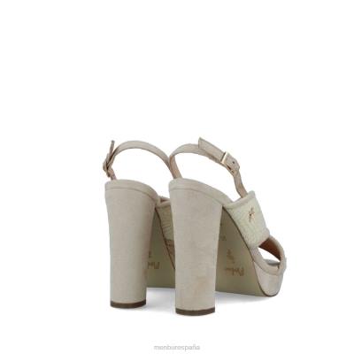 Menbur mujer umbría 204L221 zapato casual elegante beige