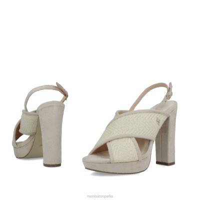 Menbur mujer umbría 204L221 zapato casual elegante beige