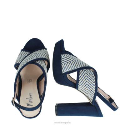 Menbur mujer umbría 204L3050 zapato casual elegante azul oscuro