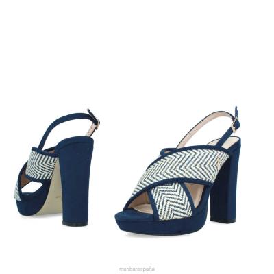 Menbur mujer umbría 204L3050 zapato casual elegante azul oscuro