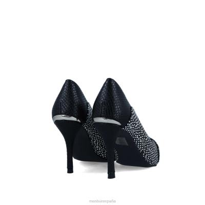 Menbur mujer umbría 204L388 zapato casual elegante negro