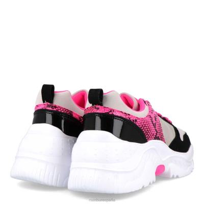 Menbur mujer vallecúpula 204L514 zapato casual elegante rosa