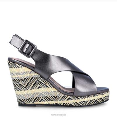 Menbur mujer valromina 204L491 zapato casual elegante gris