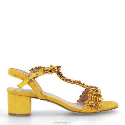 Menbur mujer valtelina 204L3325 zapato casual elegante amarillo