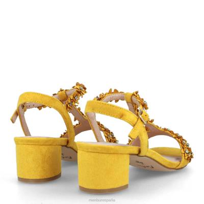 Menbur mujer valtelina 204L3325 zapato casual elegante amarillo