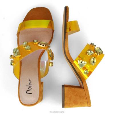 Menbur mujer valtelina 204L3559 zapato casual elegante amarillo