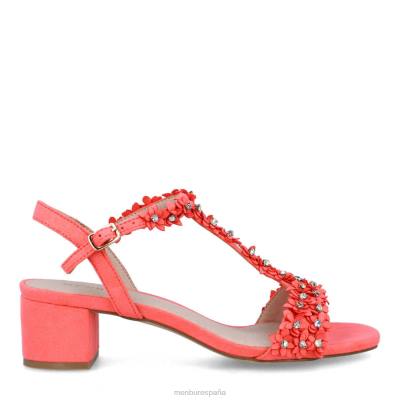 Menbur mujer valtelina 204L361 zapato casual elegante coral