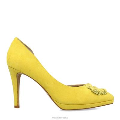 Menbur mujer vauzon 204L3365 zapato casual elegante amarillo