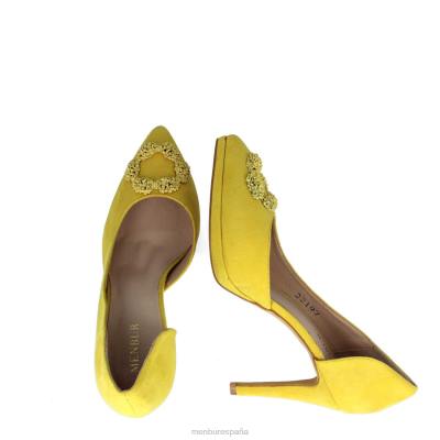 Menbur mujer vauzon 204L3365 zapato casual elegante amarillo