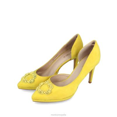 Menbur mujer vauzon 204L3365 zapato casual elegante amarillo