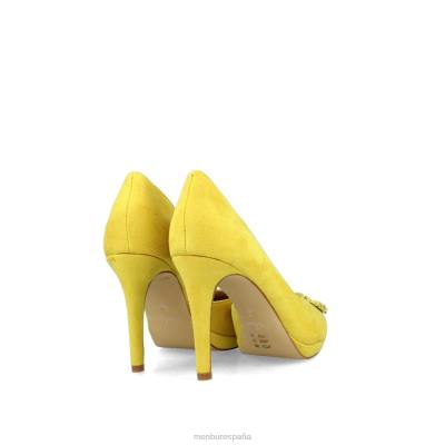 Menbur mujer vauzon 204L3365 zapato casual elegante amarillo