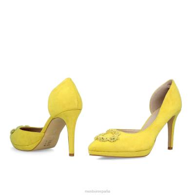 Menbur mujer vauzon 204L3365 zapato casual elegante amarillo