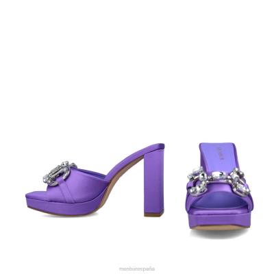 Menbur mujer vega 204L170 zapato casual elegante Violeta