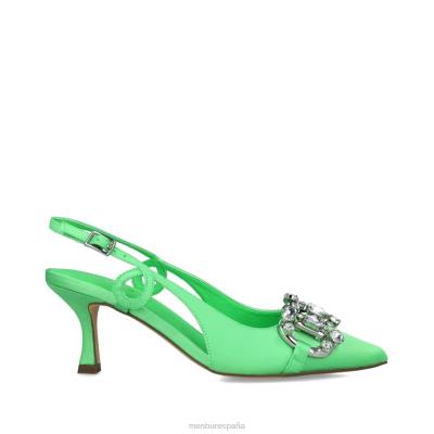 Menbur mujer vega 204L196 zapato casual elegante verde