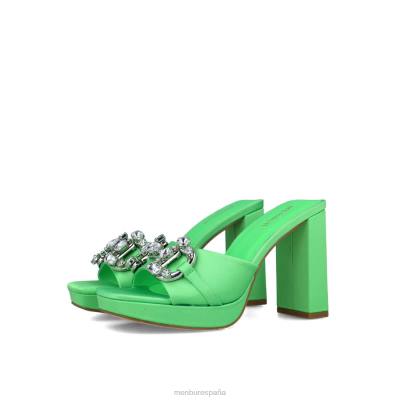 Menbur mujer vega 204L2934 zapato casual elegante verde