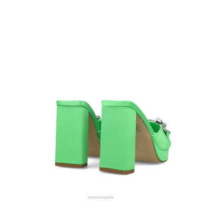 Menbur mujer vega 204L2934 zapato casual elegante verde