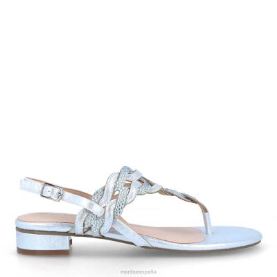 Menbur mujer venaria 204L3327 zapato casual elegante plata