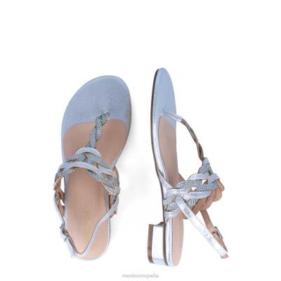 Menbur mujer venaria 204L3327 zapato casual elegante plata