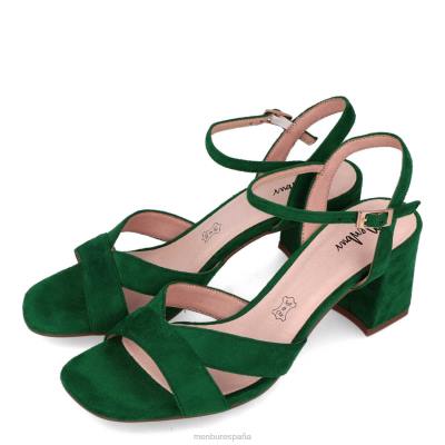 Menbur mujer venier 204L3253 zapato casual elegante verde