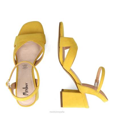 Menbur mujer venier 204L3254 zapato casual elegante amarillo