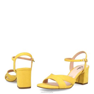 Menbur mujer venier 204L3254 zapato casual elegante amarillo