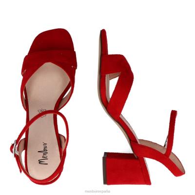 Menbur mujer venier 204L329 zapato casual elegante rojo