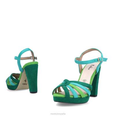 Menbur mujer vernazza 204L3293 zapato casual elegante verde