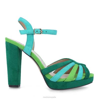 Menbur mujer vernazza 204L3293 zapato casual elegante verde