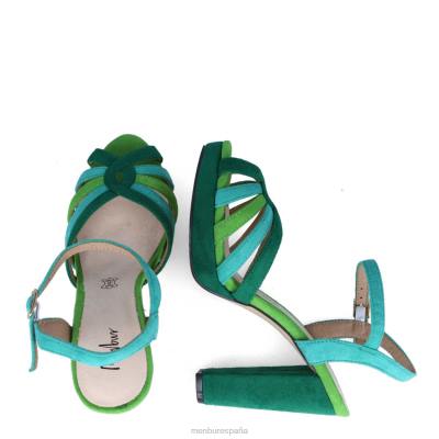 Menbur mujer vernazza 204L3293 zapato casual elegante verde