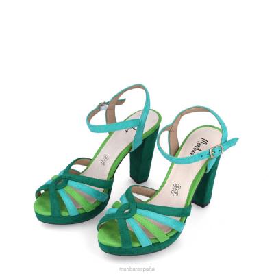 Menbur mujer vernazza 204L3293 zapato casual elegante verde