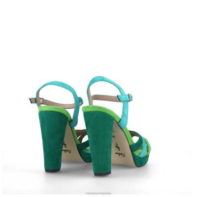 Menbur mujer vernazza 204L3293 zapato casual elegante verde