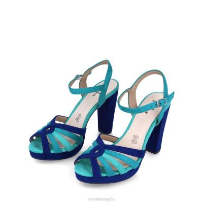 Menbur mujer vernazza 204L345 zapato casual elegante azul medio