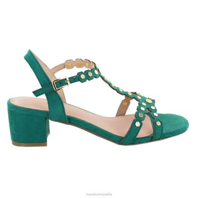 Menbur mujer viano 204L505 zapato casual elegante verde