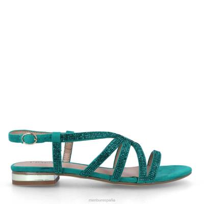 Menbur mujer vinca 204L3331 zapato casual elegante verde