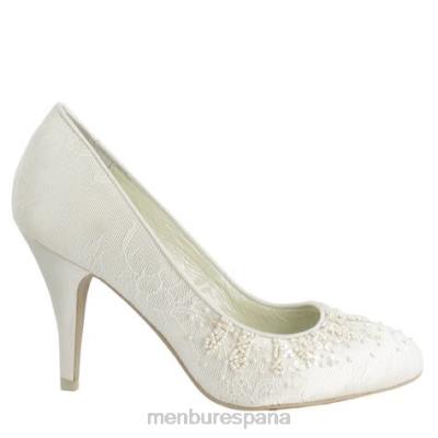 Menbur mujer Adriana 204L2254 zapato de novia blanco